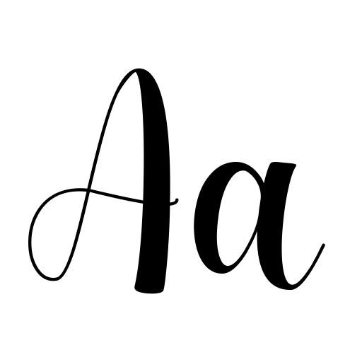 Beautiful Font icon