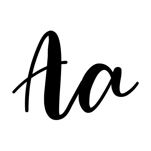 Beautiful Font icon