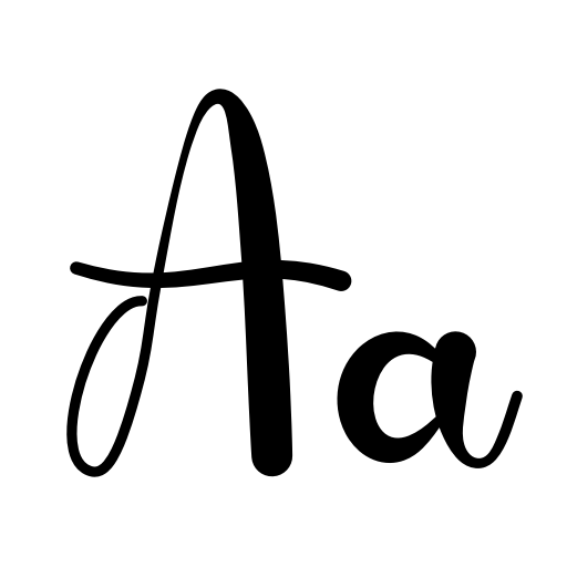 Beautiful Font icon