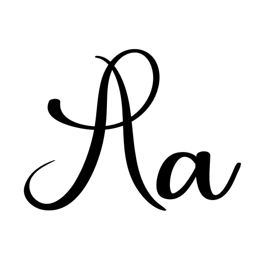 Beautiful Angel Font icon