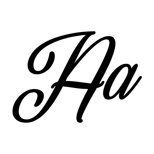 Beautiful Christmas Font icon