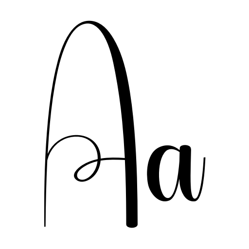 Beautiful House Font icon