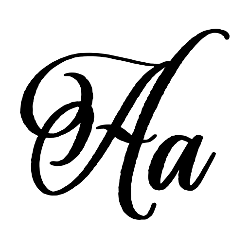 Beautiful Lovina Font icon