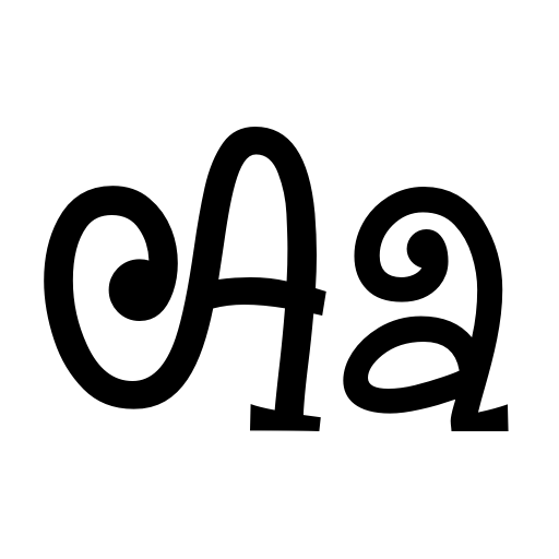Beautiful Maples Font icon