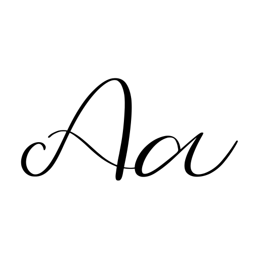 Beautiful Odete Font icon