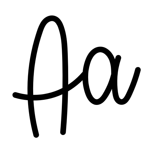 Beautiful Valentine Font icon