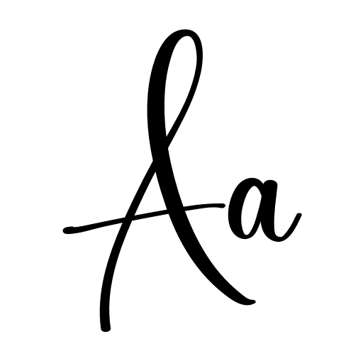 Beautifull Font icon