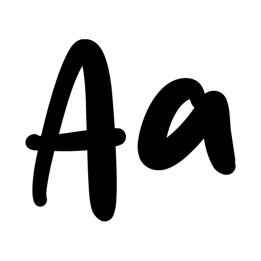 Beauty Faces Font icon