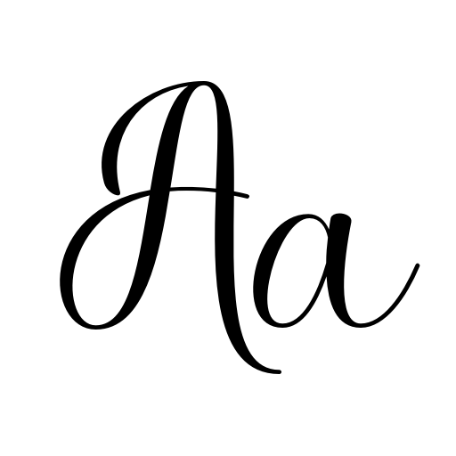 Beauty Lovely Font icon