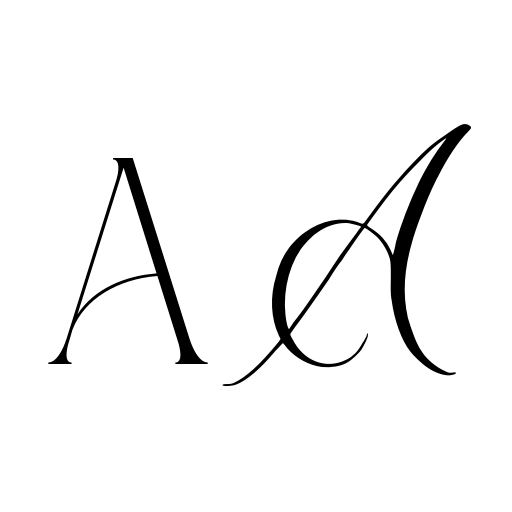 Beauty Luxury Font icon