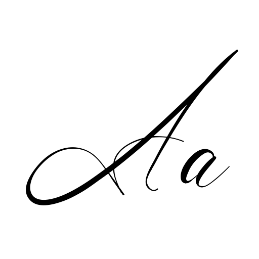 Beauty Signature Font icon