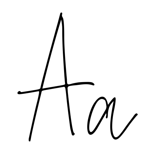 Beauty Signature Font icon