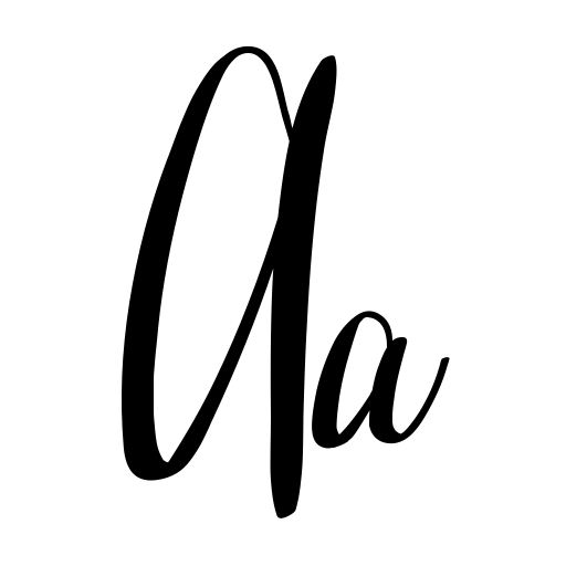 Because Of You Demo Font preview