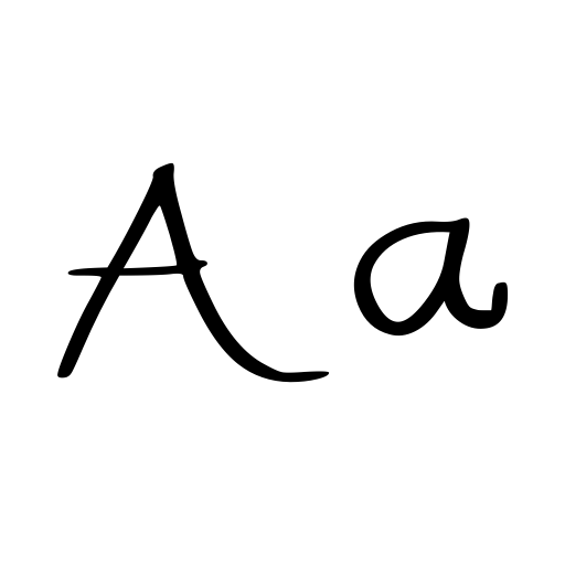 Bec's Hand Font preview