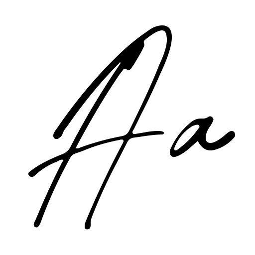Belandia Signature Font icon