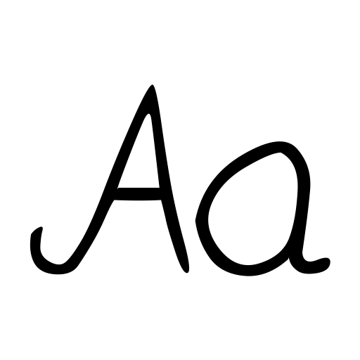 Bella K. Don't Blink Font icon