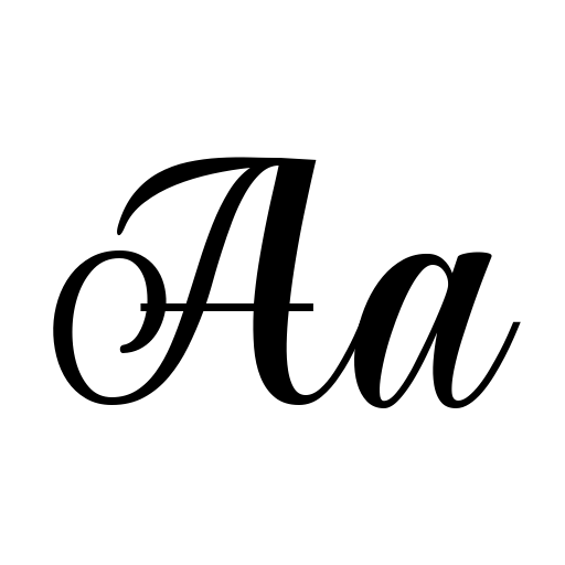 Bellagia Script Font icon
