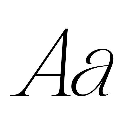 Bellavoir Serif PERSONAL USE Font icon