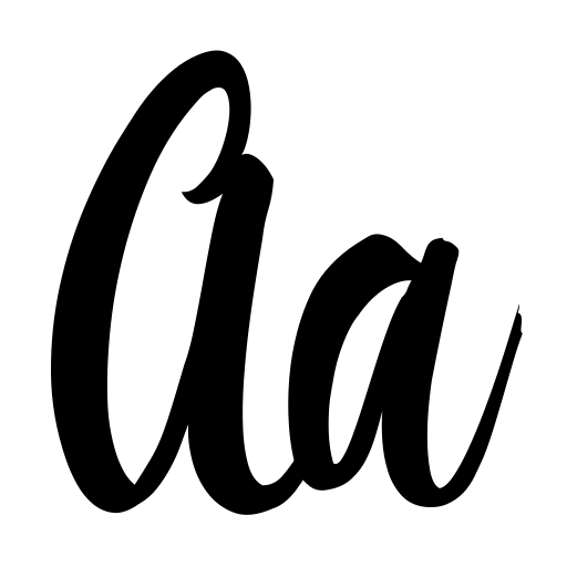 Bemboza script Font icon