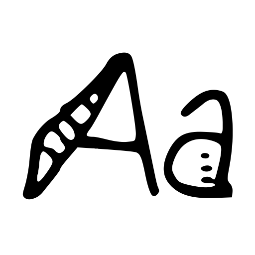 BendyRulers Font preview
