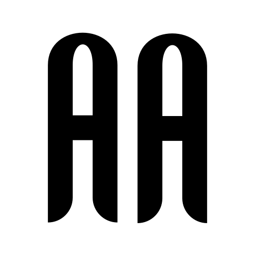 Bent-Knives Font icon