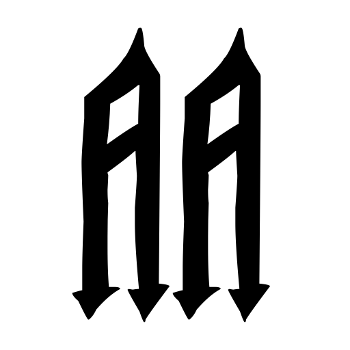 Berlin Dark Party Font icon