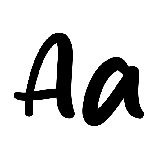 Bertha Smile Font icon