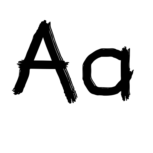 Berus Rambut Kuda Font icon