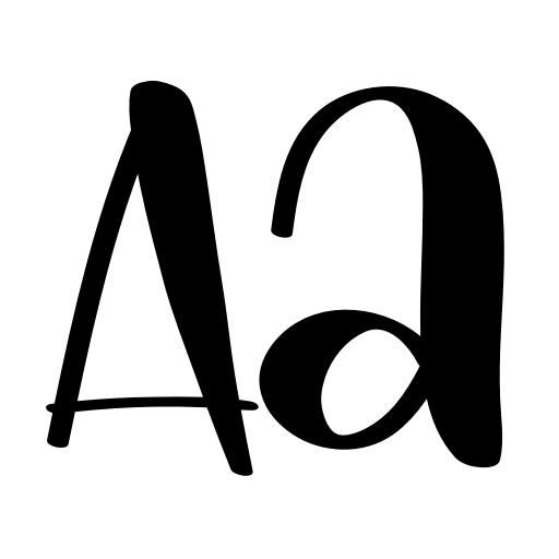 Beside Font icon