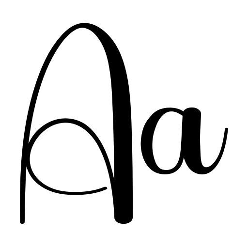Beside Font icon