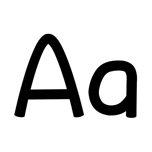 beside Font icon