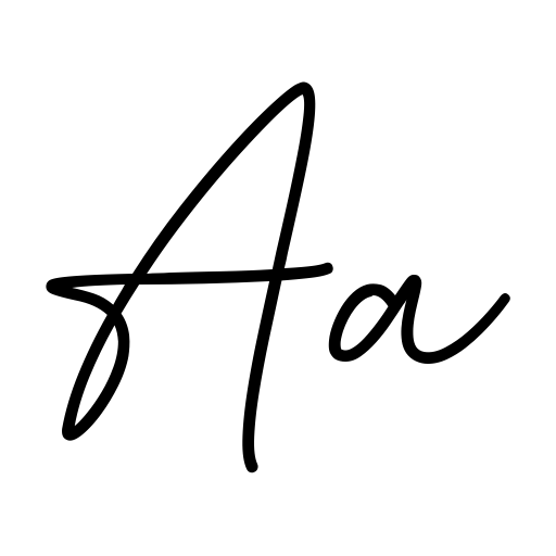 Bestina Signature Font icon