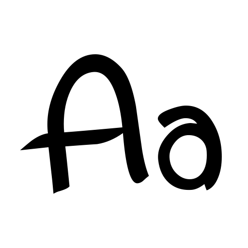 Bethany Style Letters Font icon