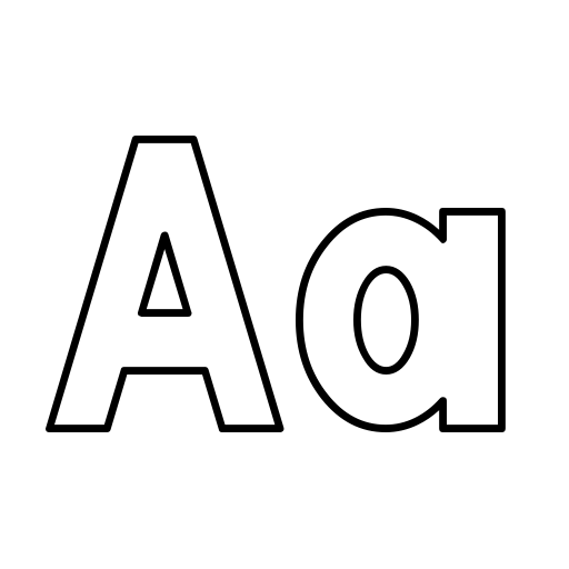 BetterOutline Font icon