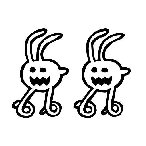 between my ears Font icon