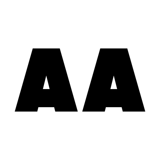 Big Black Bear Font icon