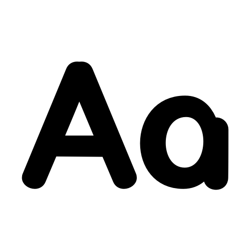 Bigcups Personal Use Font icon