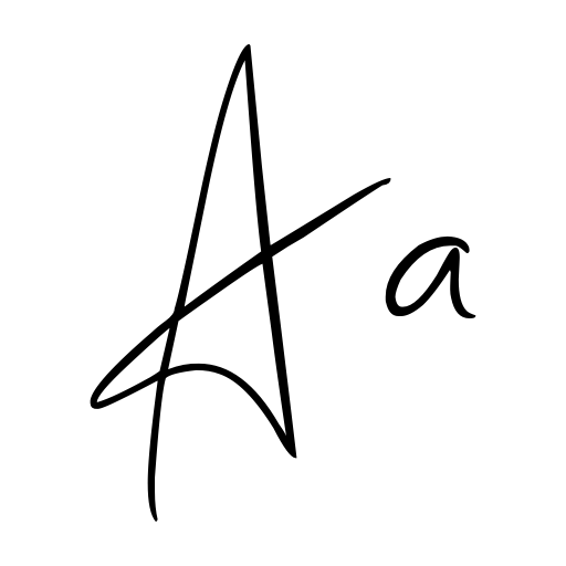Billie Ashley Font icon