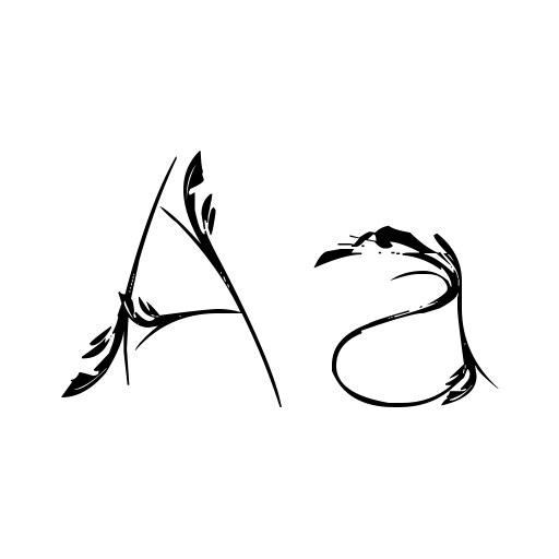 Bird Feather Font icon