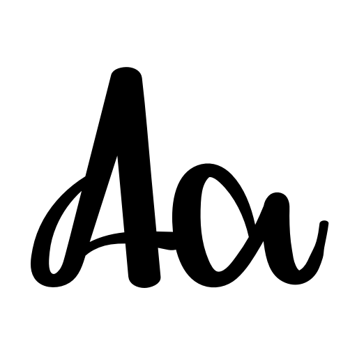 Birthday Font icon