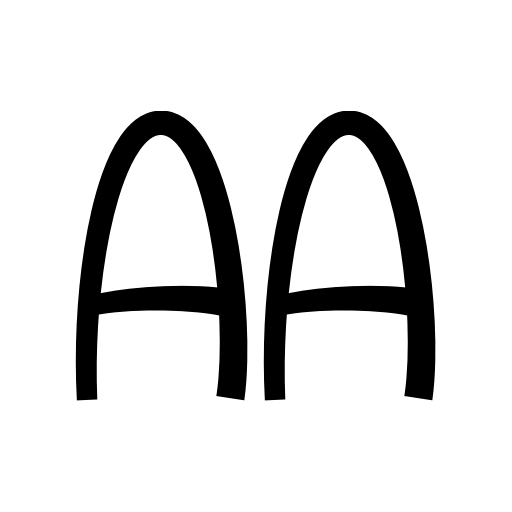 Birthday Christmas Font icon