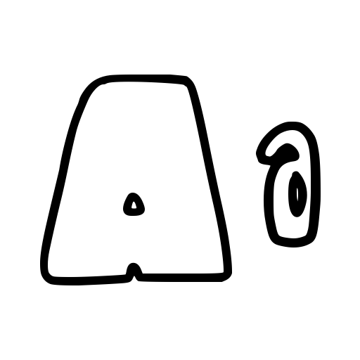 Bisho Graffiti Stone Font icon