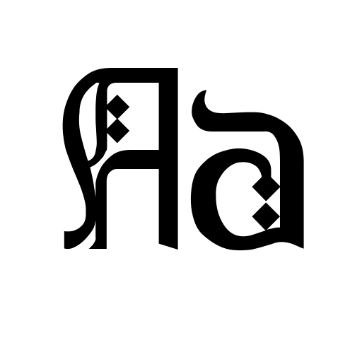 Bitling sulochi calligra Font icon