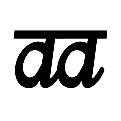 bits indian calligra Font icon