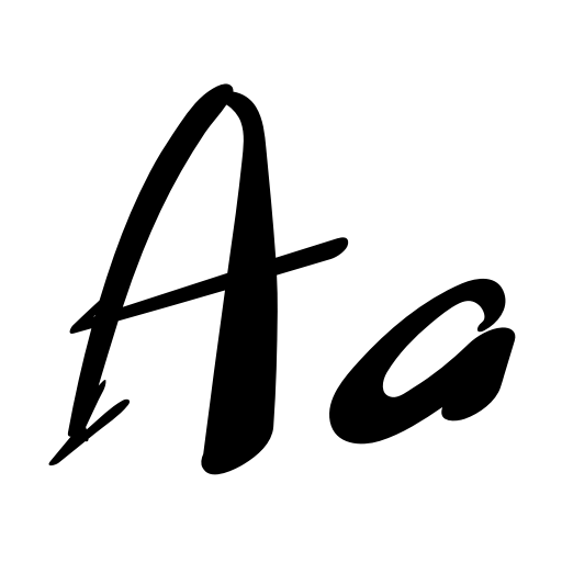 Black Font icon