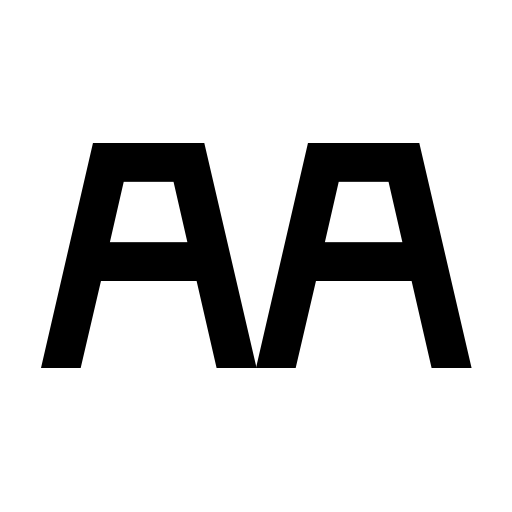 Black Acute Font icon