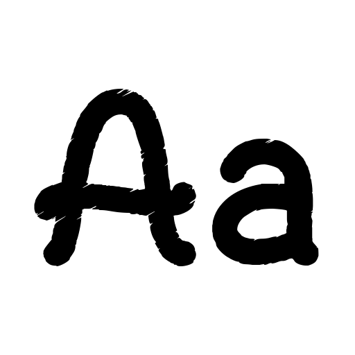 Black and Bitter Coffee Font icon