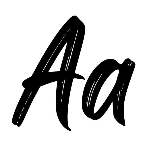 Black Bones Personal Use Only Font icon