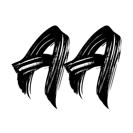 Black Bruno Font icon
