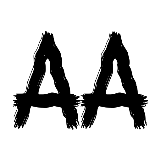 Black Brush Font icon